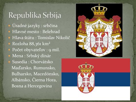 PPT - Srbsko PowerPoint Presentation, free download - ID:6487380