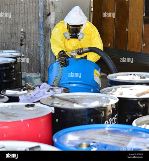 hazardous materials handling toxic materials  container handling