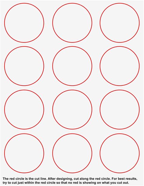 2 Round Label Template