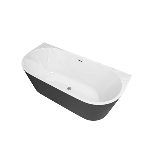 Cada Baie Freestanding Jasmine Black 170/80/58 - Cada Freestanding