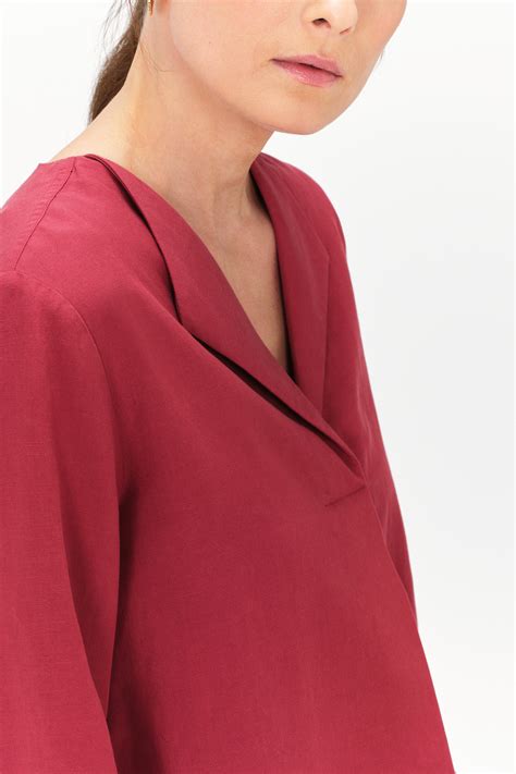 cachou blouse dark brown woman