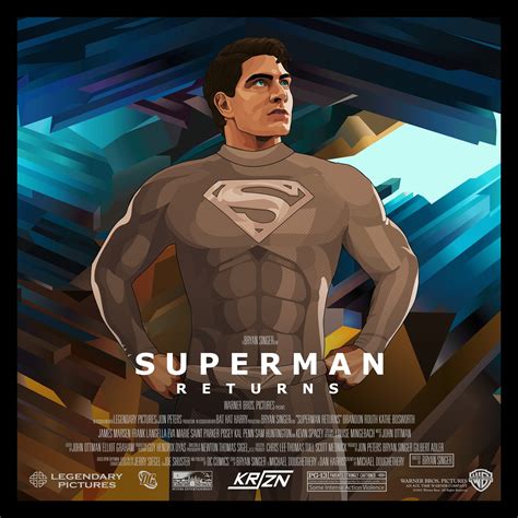 ArtStation - Brandon Routh Superman Returns Suit Kriptonian