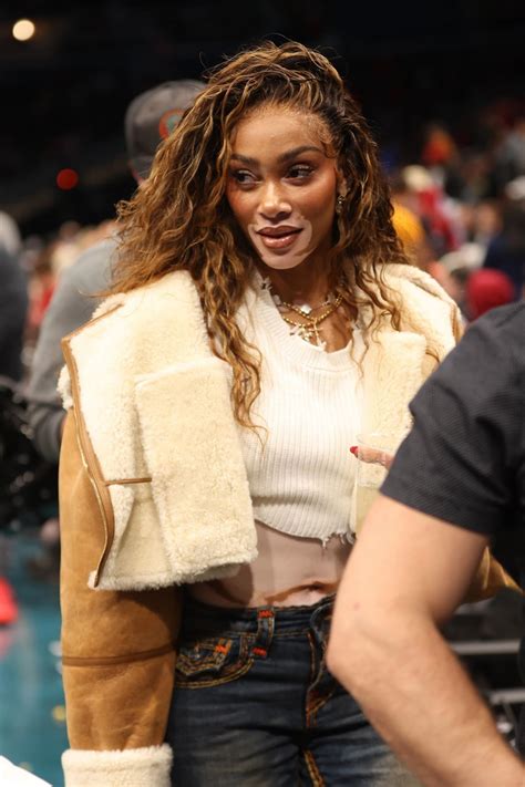 WINNIE HARLOW at Washington Wizards vs Toronto Raptors Game in