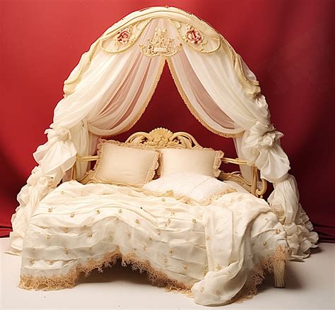 white bed   canopy background indoor interior bed background