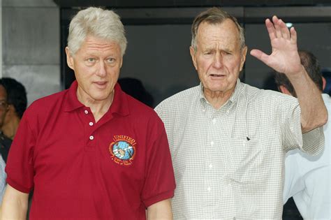 bill clinton   moment  stopped circling george hw bush