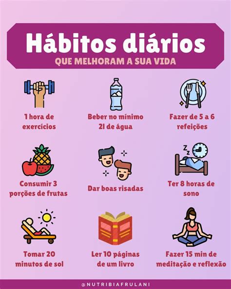 O Que São Hábitos Saudáveis - Dra. Bianca Frulani | Nutricionista on Instagram: "Esses são alguns ...