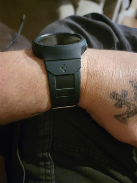 Spigen watch case. I love this new case. It matches my s21ultra spigen ...