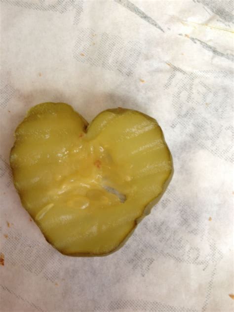 Heart-Shaped Pickle for a Fun Twist