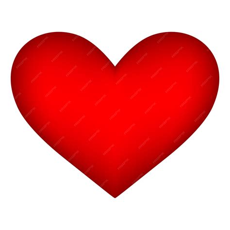 corazon rojo vector premium