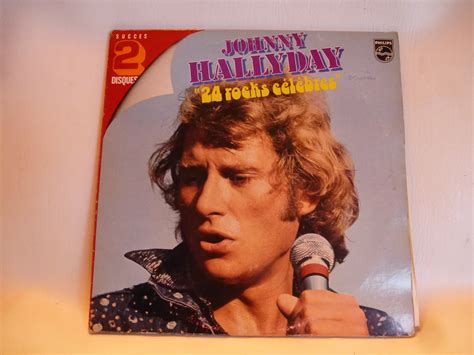double 33 tours Johnny Hallyday « 24 Rocks célèbres » – Electro Vintage