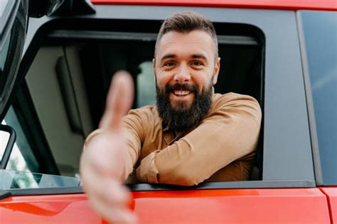 truck driver handshake stock  pictures royalty  images
