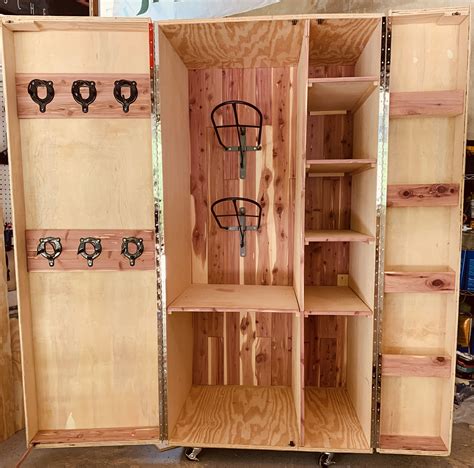 custom cedar tack locker tack locker plans diy tack locker horse