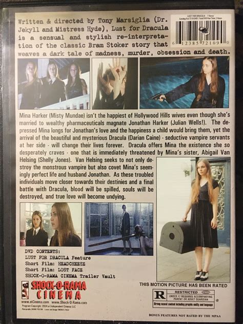 Lust For Dracula (DVD, 2004) Misty Mundae Lady Darian Caine Julian
