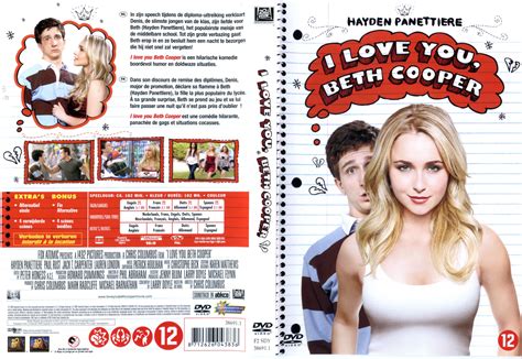 Jaquette DVD de I love you Beth Cooper - Cinéma Passion