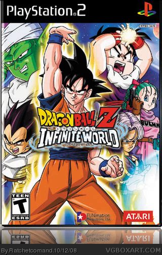 Dragon Ball Z: Infinite World PlayStation 2 Box Art Cover by Ratchetcomand