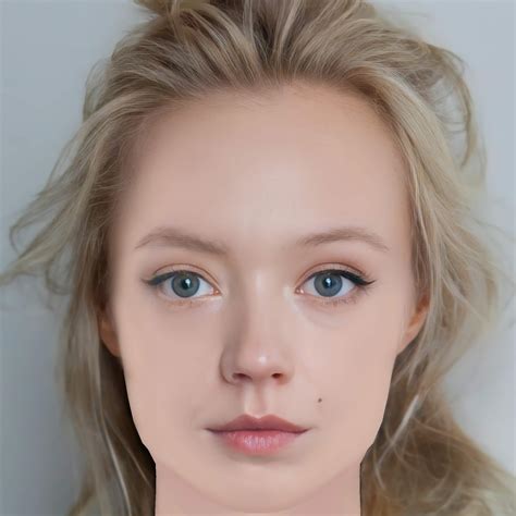 Viktoriya Agalakova Head - No Hair - Low Poly Head for Game 3D Model by