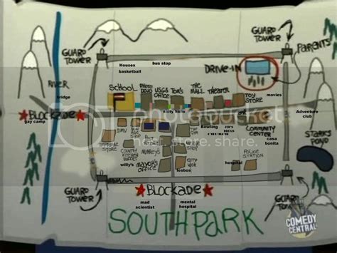 [Creation] South Park (a map based on the town in the T.V. show South ...