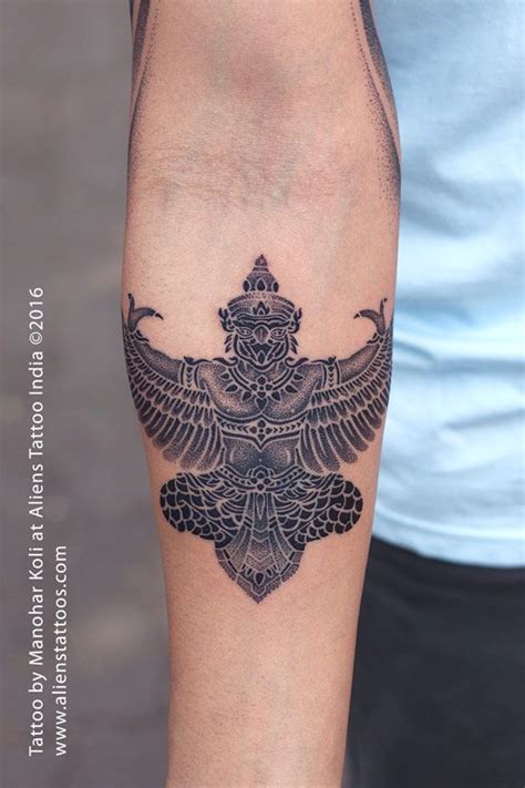 garuda vishnu tattoo
