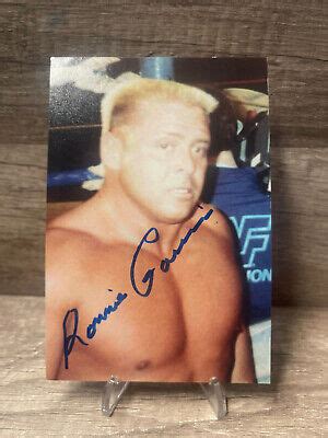 Rugged Ronnie Garvin WWF Wrestler Hand Signed 4x6 Photo TC46-4094 | eBay