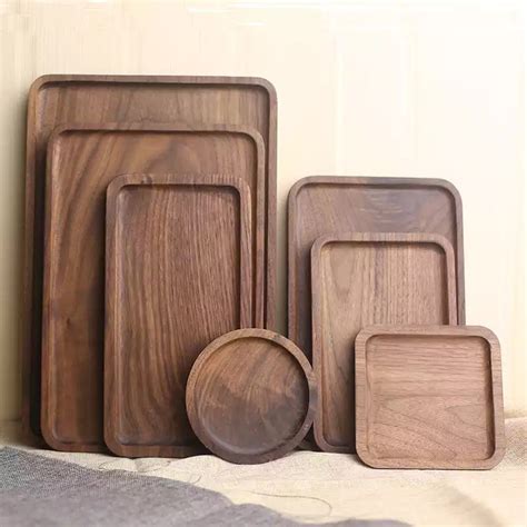 buy wooden serving set  rustic elegance  dining pc home decor