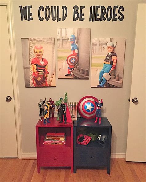 Boys Superhero Bedroom | The BakerMama