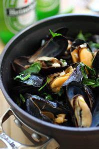 Beer Steamed Mussels - Rasa Malaysia