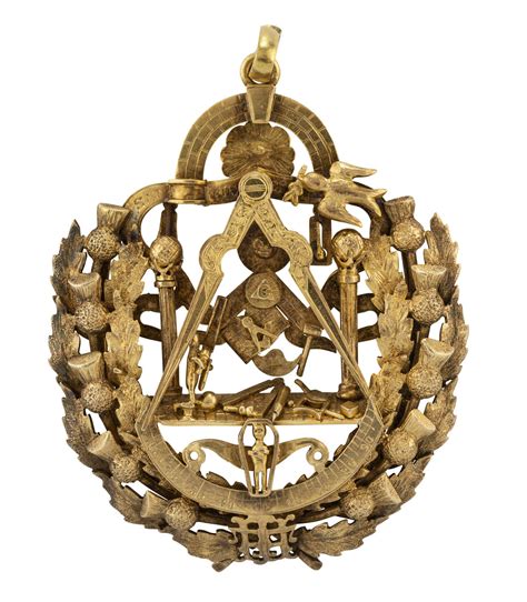 A superb 15ct gold Western Australian Masonic bespoke jewel, by