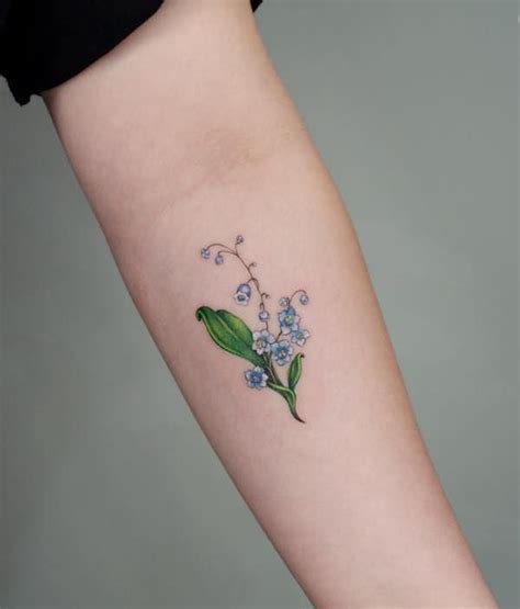 The Enchanting Beauty of Lily of the Valley Tattoos | Art and Design