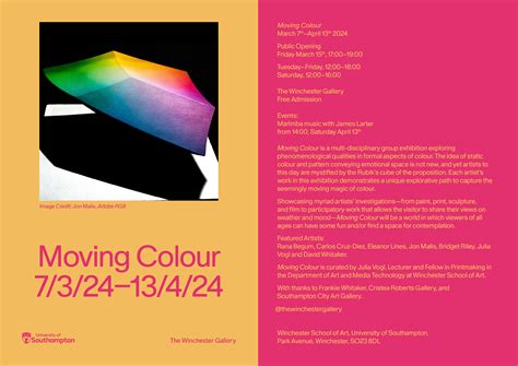 Moving Colour @ Winchester Gallery - jon malis | artist