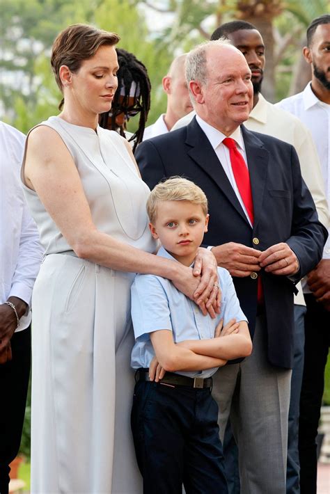 The Prince and Princess Monaco Receive La Roca Team — Royal Portraits