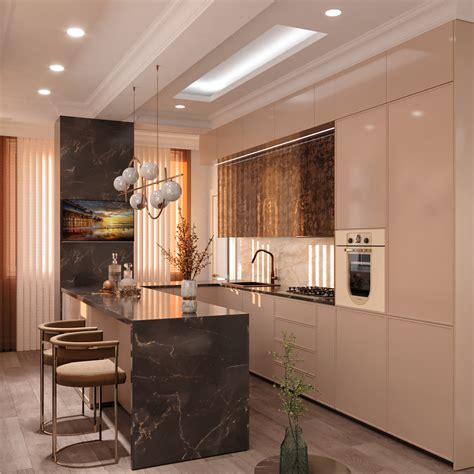 Neoclassical kitchen on Behance