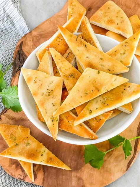 Homemade Baked Pita Chips Recipe - Three Olives Branch