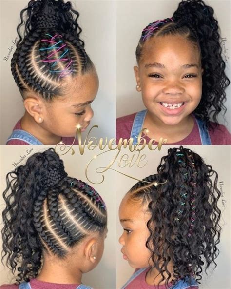 Ponytail Braid Hairstyles For Kids