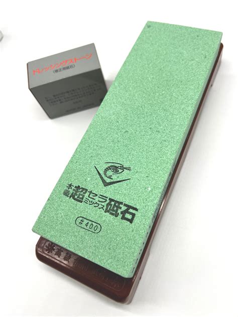 Masaru Knives Malaysia | Naniwa Chosera #400 with Stand and Nagura