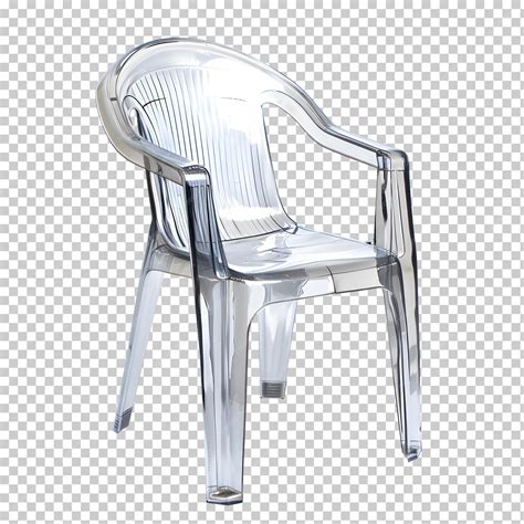 Premium PSD | Plastic chair isolated on transparent background