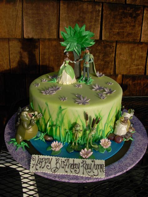 Disney Princess and the Frog birthday cake | Frog cakes, Birthday sheet