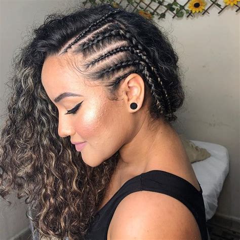Modelos De Trança Lateral - Estilos De Cabelo Trancas Laterais Trança Embutida Lateral: