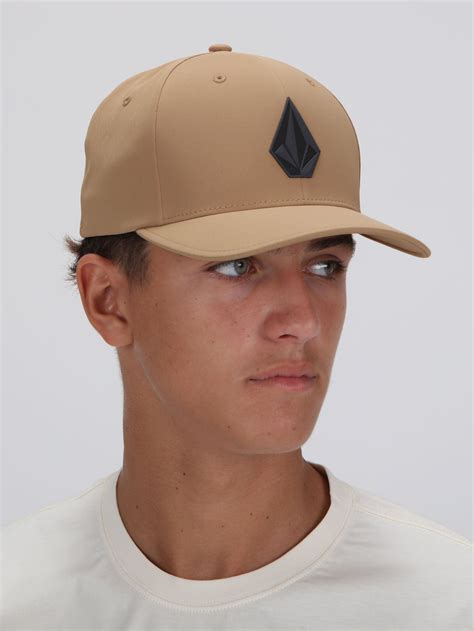 Volcom Stone Tech Flexfit Delta Cap - Dark Khaki – Volcom Indonesia
