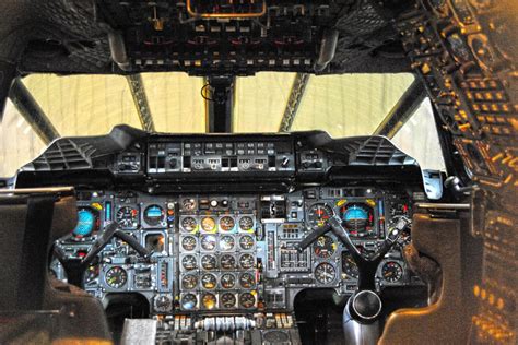 Concorde cockpit, National Museum of Flight, East Fortune Airfield Scotland : aviation