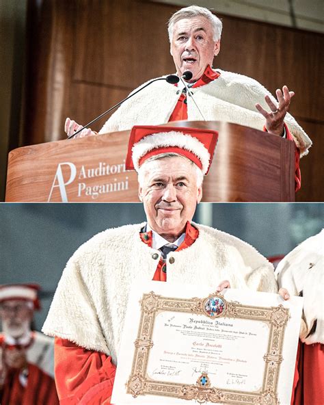 Real Madrid Coach Receives His Honorary Doctorate At The University Of ...