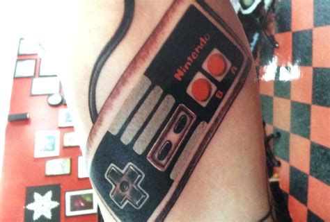 nintendo controller chad stewart tattoo