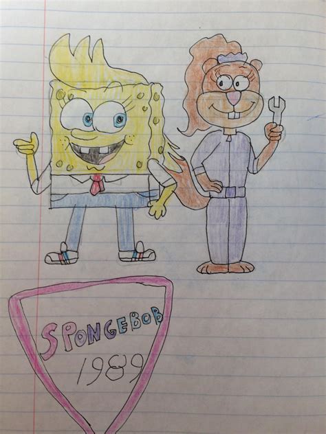 1989 spongebob and sandy by tanasweet123 on DeviantArt