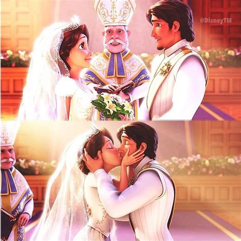 Disney Eugène et Raiponce mariage | Rapunzel and eugene, Tangled ...