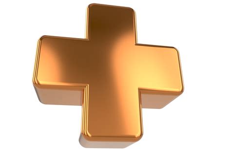 Plus Symbol 3d