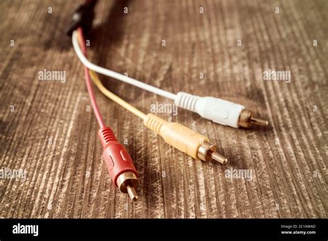 audio video analog cable stock photo alamy