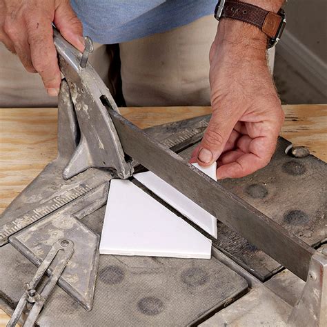 Cutting Tile on a Manual Tile Cutter - Fine Homebuilding