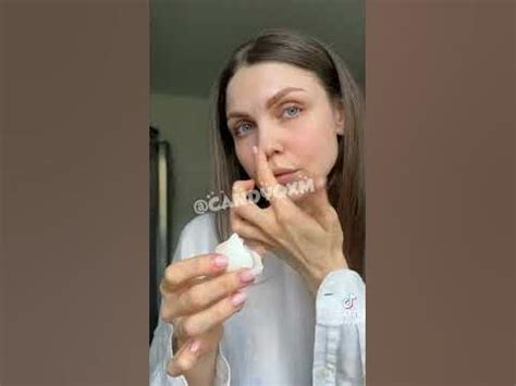 # как убрать чёрные точки на носу - YouTube