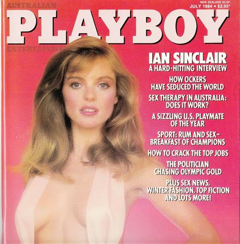 Australian Playboy-July 1984-Tricia Lange-Barbara Edwards-L255-Magazine