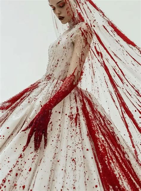 Blood wedding dress – Artofit