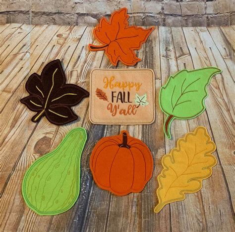 LARGE Autumn – Fall – Happy Fall Y’all – Wreath Set – 4 x 4, 5 x 7, 6 x ...